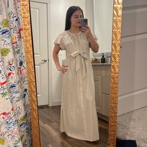 Xirena Savana Ankle Length Cotton Striped Dress